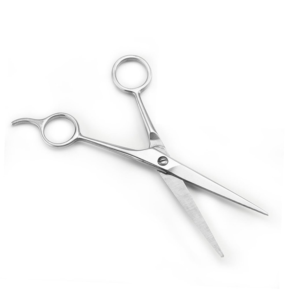 FOMIYES Hairdressing Scissors Professional Stainless Steel Straight Cut Shears for Home Pet Grooming and Barber Salon Use Resistant for Precision Cutting