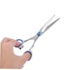 FOMIYES Hairdressing Scissors Professional Stainless Steel Straight Cut Shears for Home Pet Grooming and Barber Salon Use Resistant for Precision Cutting view 3