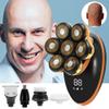 EKHOU Head Shavers for Bald Men, 5 in 1 Men 7D Floating Men Electric Shaver Wet Dry Beard Hair Trimmer Electric Razor Rechargeable Bald Head Shaving Machine LCD Display view 3