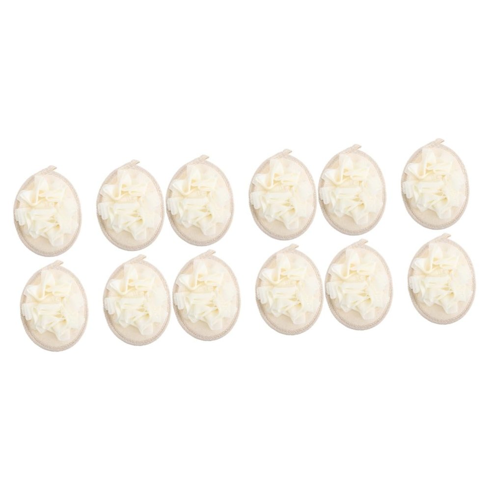 Ipetboom 12pcs Body Exfoliating Balls Shower Loofahs Balls Bath Scrubber Shower Scrubber Bath Poufs for