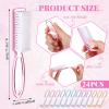 Patelai 48 Pcs Handle Grip Nail Brush Bulk Colorful Nail Scrubber Cleaner Fingernail Brushes Hand Toes Scrub Cleaning Brushes Pedicure Scrubbing Tool for Men and Women, Multicolor Brush view 2
