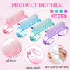 Patelai 48 Pcs Handle Grip Nail Brush Bulk Colorful Nail Scrubber Cleaner Fingernail Brushes Hand Toes Scrub Cleaning Brushes Pedicure Scrubbing Tool for Men and Women, Multicolor Brush view 4