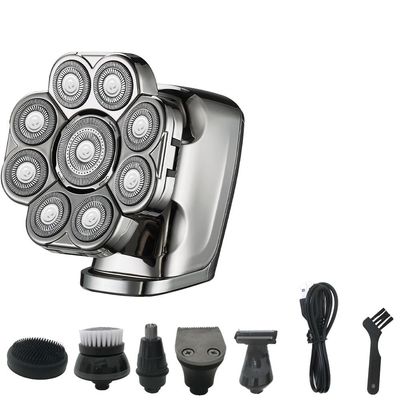 EKHOU Head Shavers for Bald Men, 6 in 1 Rechargeable Razor for Man Razor 9D Floating Cutter Grooming Head Shaver Wet and Dry Cordless Trimmer