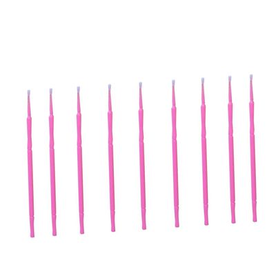 100pcs Eyelash Micro Brush Sanitary Disposable Lash Extension Applicator Great for Salons Home Use Non-linting Clean