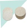 Ipetboom 20Pcs Loofah Cleaning Pads Exfoliating Makeup Remover and Bathing Sponge for Lightweight Quick-Drying Loofah Material for Daily Use view 4