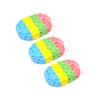 Ipetboom 3pcs Oval Seaweed Bath Sponges Natural Shower Accessories Gentle Skin Scrubbers Bathing Tools view 1