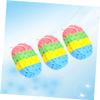 Ipetboom 3pcs Oval Seaweed Bath Sponges Natural Shower Accessories Gentle Skin Scrubbers Bathing Tools view 2