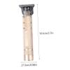 Beatifufu Professional Clipper for Home Barbershop Mute Trimmer Design USB Rechargeable Safe Hair Cutting Tool for Men Golden Finish view 2