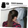 Beatifufu 2sets Hair Donut Bun Makers -shaped Hairpins and Elastic Bands for Women Easy to Use Diy Hair Styling Accessories for Chignons and Updos Total view 2
