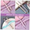 FOMIYES 2pcs Retractable Lip Brush Cover Double-ended Lipstick Applicator for Precise Application Makeup Tool for Travel and Daily Use view 2