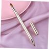 FOMIYES 2pcs Retractable Lip Brush Cover Double-ended Lipstick Applicator for Precise Application Makeup Tool for Travel and Daily Use view 3