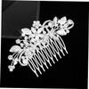 Beatifufu Elegant Bridal Hair Comb Rhinestones 2pcs Set Wedding Headpiece Fashion Headwear Photo Prop Hair Accessories Random Style view 3