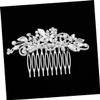 Beatifufu Elegant Bridal Hair Comb Rhinestones 2pcs Set Wedding Headpiece Fashion Headwear Photo Prop Hair Accessories Random Style view 4