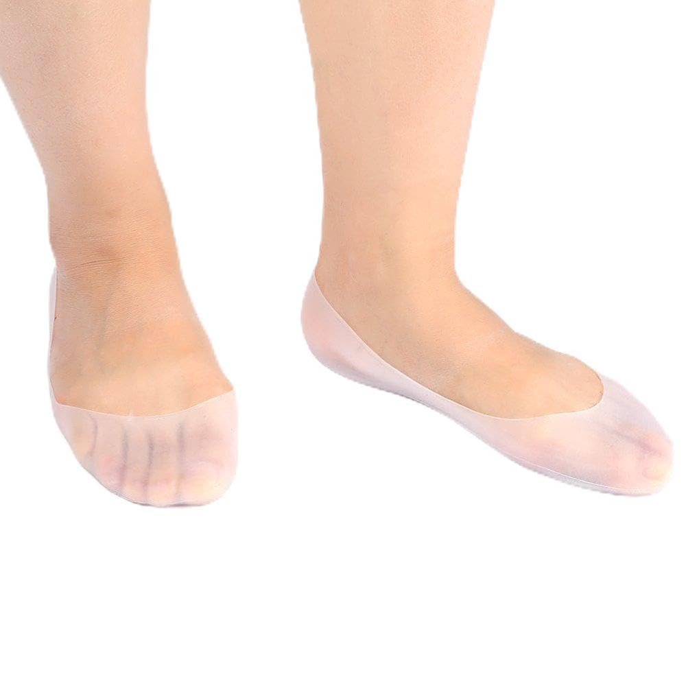 1Pair Full Length Silicone Moisturizing Socks Cracked Foot Care Protector Soft Silicone Gel SPA Deep Moisturising Full Foot Socks(L)