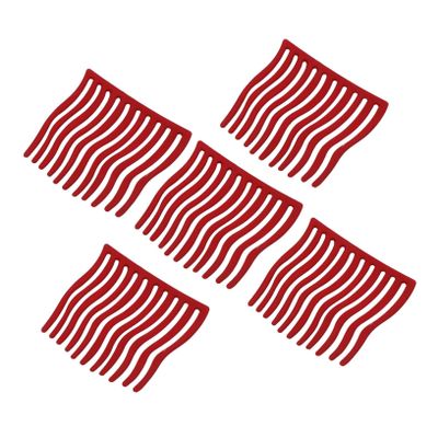 Beatifufu 6pcs Chic Headdress Hair Comb Clips Colorful No-trace Side Combs for Women for Daily Wear and Special Occasions Suitable for All Hairstyles