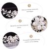 Beatifufu Rhinestone Hair Pin Comb Wedding Hair Accessories Pearl Bridal Headpiece Clip view 2