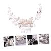 Beatifufu Rhinestone Hair Pin Comb Wedding Hair Accessories Pearl Bridal Headpiece Clip view 4