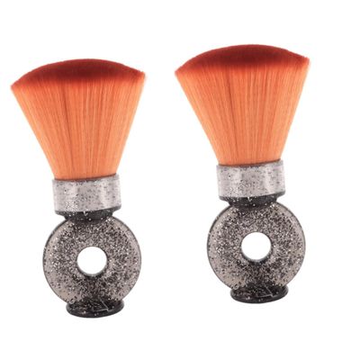 FOMIYES 2pcs Beard Brush Soft Bristles for Men Multi-Functional Hair and Beard Grooming Brush for Salon Use Easy to Clean Neck Duster for Hair Cutting