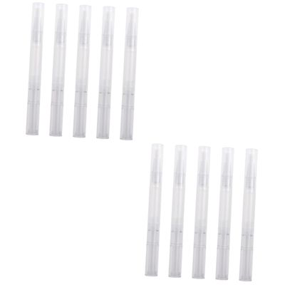 FOMIYES 2sets Nail Oil Pen Cuticle Brush Pen 3ml Portable for Nail Growth Lip Care 10pcs*2
