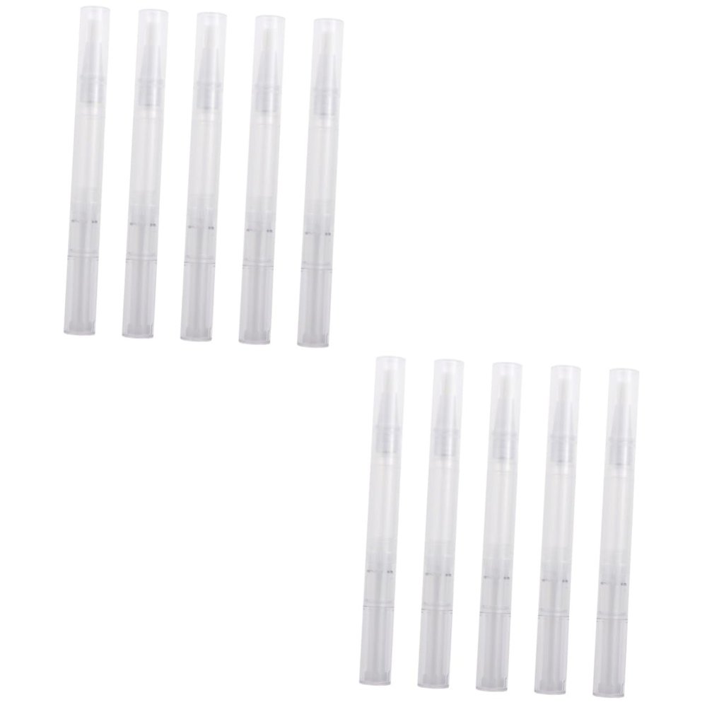 FOMIYES 2sets Nail Oil Pen Cuticle Brush Pen 3ml Portable for Nail Growth Lip Care 10pcs*2