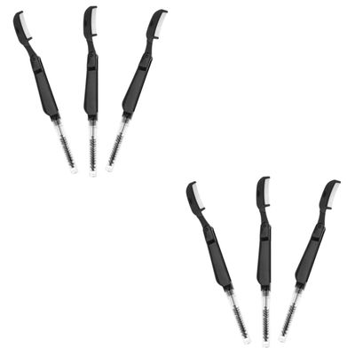 FOMIYES 6pcs Professional Eyebrow Makeup Brush Tool Double-end Brush Eyelash Applicator Mascara Wands Beauty