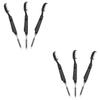 FOMIYES 6pcs Professional Eyebrow Makeup Brush Tool Double-end Brush Eyelash Applicator Mascara Wands Beauty view 1