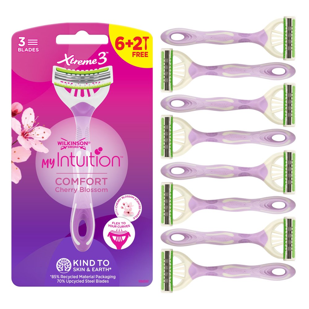 Wilkinson Sword myIntuition Comfort Xtreme 3 Women's 6 + 2 Pack
