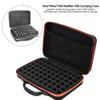 GLOGLOW Essential Oil Carrying Case, 60 Bottles, Essential Oils Storage Organzier Bag with Foam Insert and Carrying Handle Suitable for 5ml, 15ml Bottles (Red) view 4