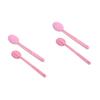 Ipetboom 2pcs Microfiber Body Scrubber Brush Long Handle Shower Brush Back for Shower Skin Exfoliator view 1