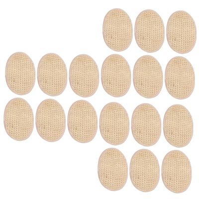 Ipetboom 18pcs Exfoliating Loofah Back Scrubber for Gentle Bathing Natural Shower Wipe for Body Cleansing and Production for Men and Women