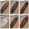 2PCS Hand Embroidered Flower Ball Hair Clip, Hair Bun Roller and Twister for Long Hair, Lazy Curler Hair Accessories for Women (6pcs) view 2