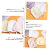 FOMIYES 12pcs Makeup Remover Pads Women Face Cleaning Soft Microfiber Makeup Removal Pads Reusable Eye Wipes Random Color view 2