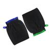 Ipetboom 2pcs Exfoliating Bath Scrub Gloves for Deep Clean Stretchy Sauna Mitts for Men Women Random for view 1