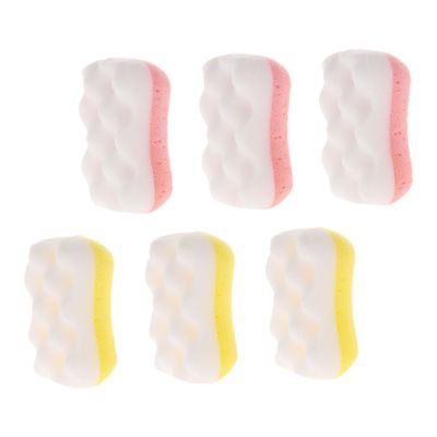 Ipetboom Bathroom Cleaning Sponges Exfoliating Loofahs for Sensitive Skin Bath Random