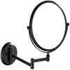 WODERFLAY Makeup Mirror Vanity Mirror Bathroom Black Copper Beauty Mirror European 8inch Makeup Mirror Telescopic Folding Magnification view 1