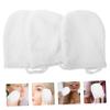 Ipetboom 6pcs Thickened Facial Cleaning Gloves for Makeup Removal Soft Powder Puff Cleaning Pads Washable and Reusable for and Daily Makeup Removal White view 3