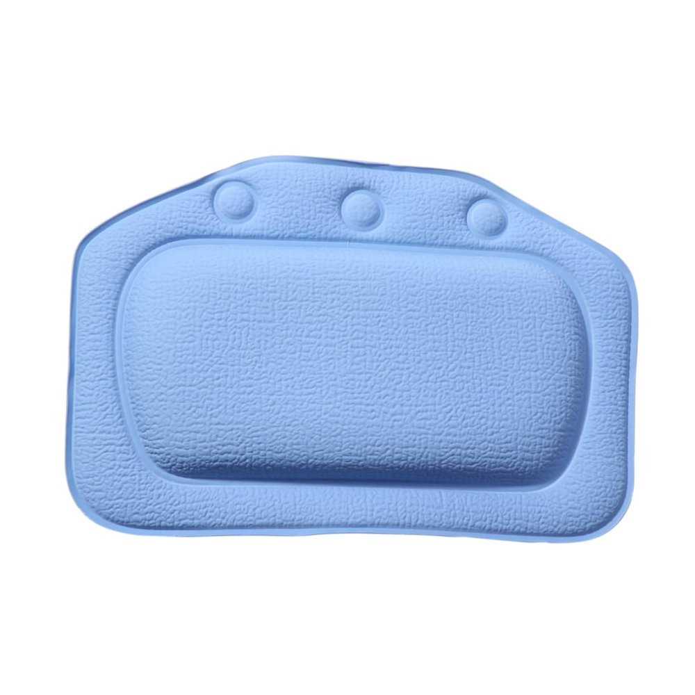 Ipetboom PVC Bath Pillow Cups Spa Headrest for Bathtub Dark Burlap for Relaxing Bath