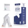 AKRILANE Extra Extra Large 10 Pairs XXL Cotton Moisturizing Gloves for Dry Hands | Eczema, Psoriasis & Skin Spa Treatment for Women & Men | Free Laundry Bag view 1