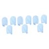 Ipetboom 9pcs Makeup Removal Gloves Soft Facial Cleaning Mitts for Thickened Powder Puff for Skin Types Reusable and Washable Light view 1