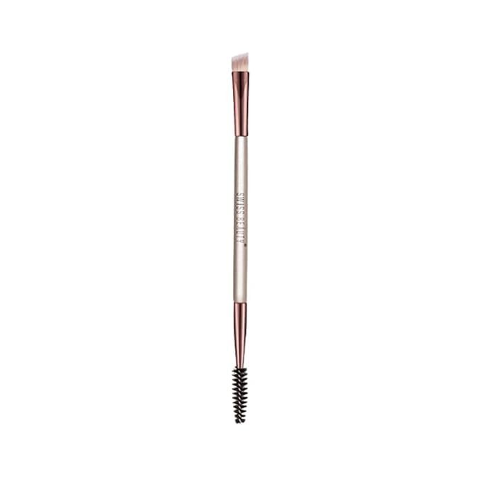 2-in-1 Highlighting & Lash Brush: Synthetic Bristles for Smooth Makeup Application