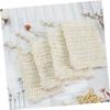 Beatifufu 5pcs Exfoliating Soap Bag Drawstring Soap Pouches for Handmade Facial Convenient Foaming Skin Care for Shower Bath Use Wooden Beads view 4