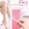 RUOALL Waxing Strips, Double-sided Wax Strips for Hair Removal Bikini Wax Strips for Brazilian Waxing Strips for Face, Eyebrows, Lips, Armpits, Arms, Legs, Bikini - 24 Strips Yellow view 4