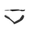 Beatifufu 2pcs Foldable Eyebrow Grooming Combs Stainless Steel Plastic Handle for All Eyebrow Types Portable Beauty Tool for Women and Girls view 2