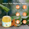 Kaantam Aloe Vera Gel with Papaya Extract  Naturally Scented Lightweight Gel for Face, Hair & Body  Hydrating, Non-Greasy, Daily Moisturizer for All Skin Types  100g / 3.5 oz view 3