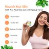 Kaantam Aloe Vera Gel with Papaya Extract  Naturally Scented Lightweight Gel for Face, Hair & Body  Hydrating, Non-Greasy, Daily Moisturizer for All Skin Types  100g / 3.5 oz view 4