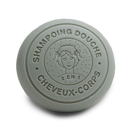 Label Provence - French 2 in 1 Shampoo Bar Made With Organic Donkey Milk - Body and Hair - 110g
