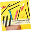 Beatifufu 6pcs Silicone Lip and Eye Shadow Makeup Brush Portable Cosmetic Applicators for Smooth Lip Lines and Eyeshadow Application Tube Design view 4