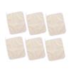 Beatifufu 6pcs Quick Dry Exfoliating Bath Cloths Face Towels for Smooth Skin Non-Absorbent Scrub Washcloths Beige Daily Home Use view 1