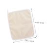 Beatifufu 6pcs Quick Dry Exfoliating Bath Cloths Face Towels for Smooth Skin Non-Absorbent Scrub Washcloths Beige Daily Home Use view 2