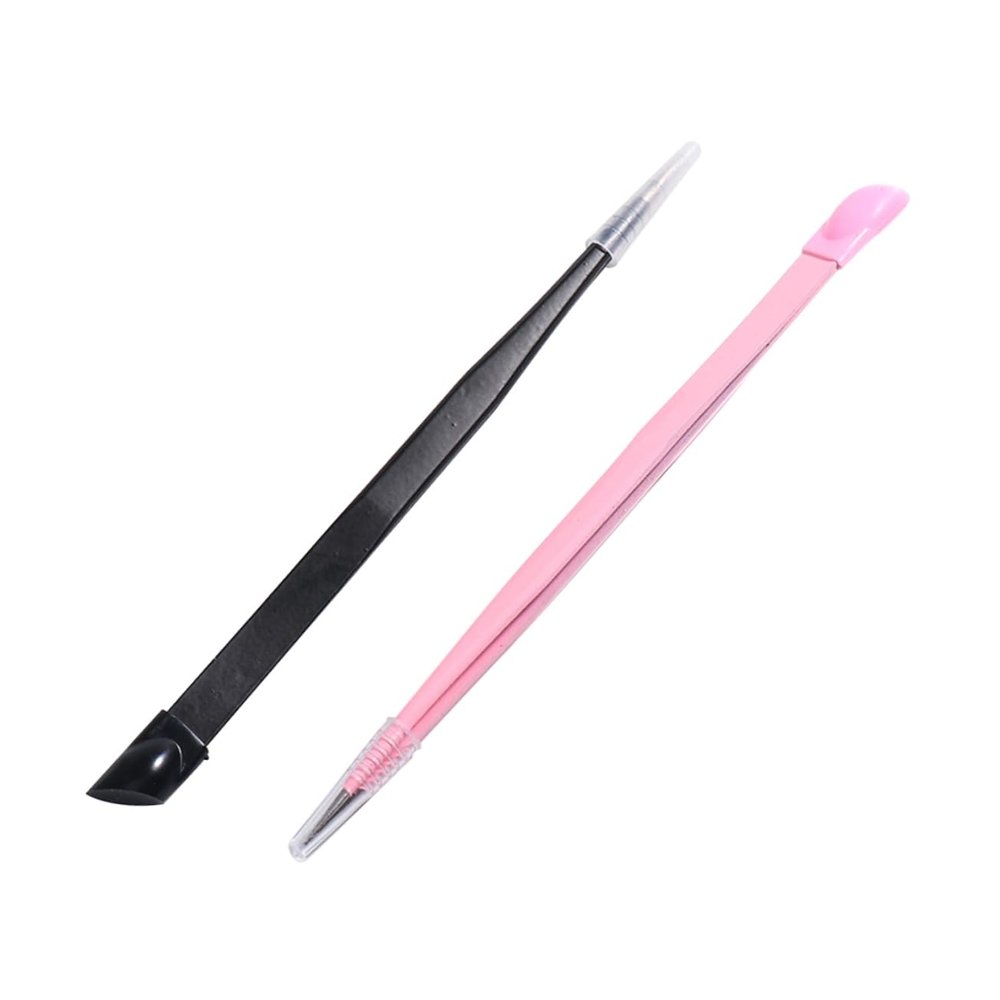 Beatifufu 2pcs Manicure Diy Sticker Professional Nail Art Set Dual-headed Design